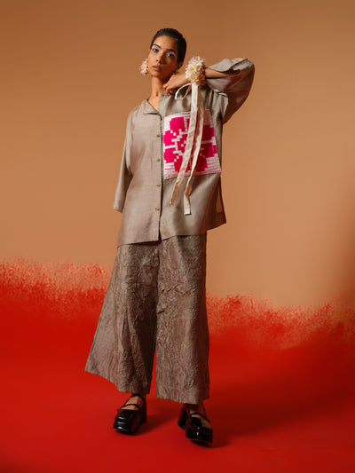 Root Shirt (Grey + Natural + Pink)-Ech/Ro/To/GrNAPi