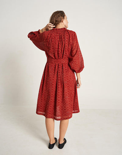 Ruby Red Oversized Dress