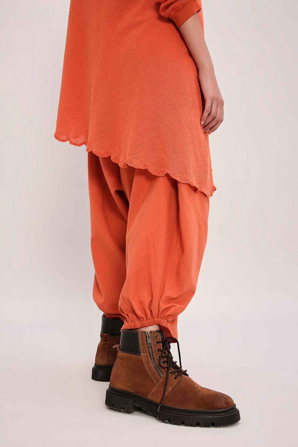 Rust Baggy Pants