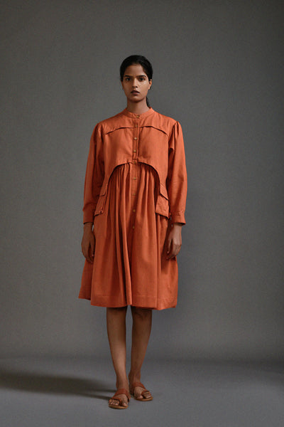 Rust Safari Short Dress