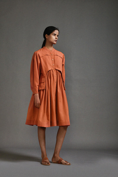 Rust Safari Short Dress