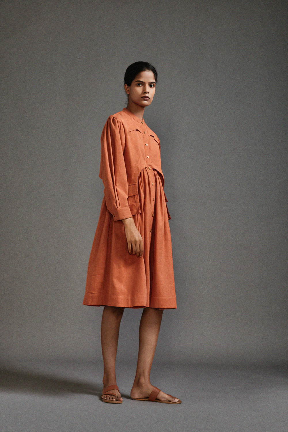 Rust Safari Short Dress