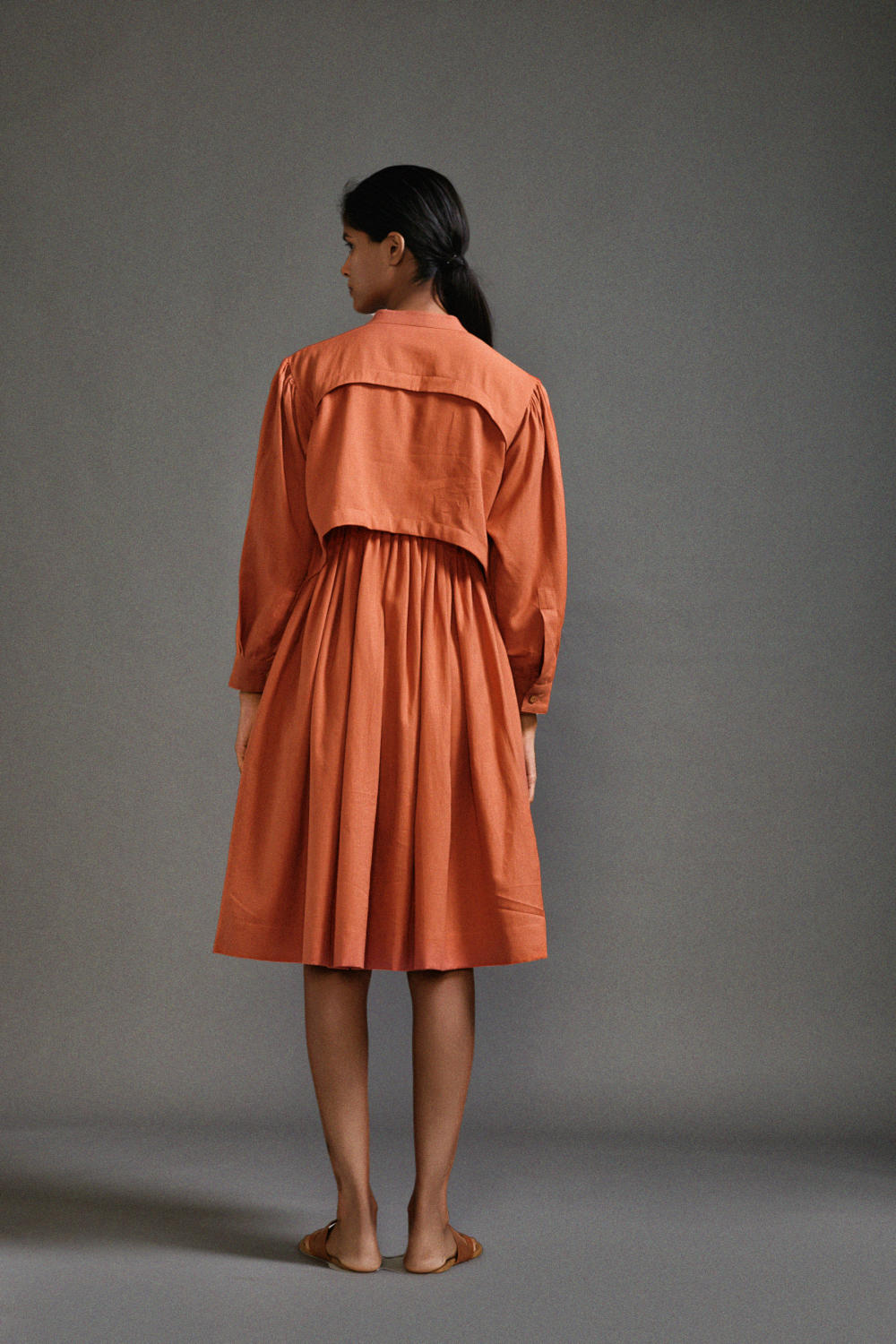 Rust Safari Short Dress