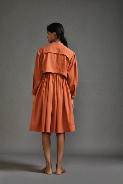 Rust Safari Short Dress