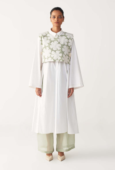 FLORAL CROP OVERLAY -MINT