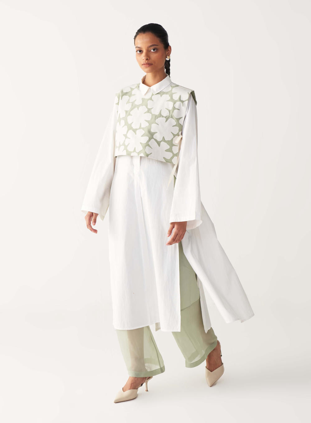 FLORAL CROP OVERLAY -MINT
