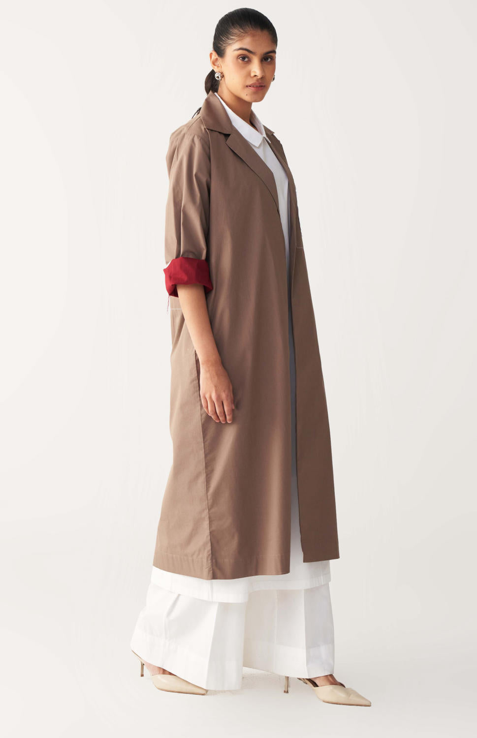 FLORAL  APP. PATCH JACKET-CEDAR