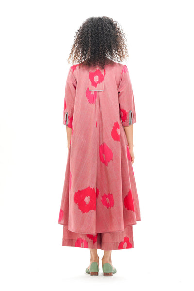 SAKURA BIAS BUTTON DRESS