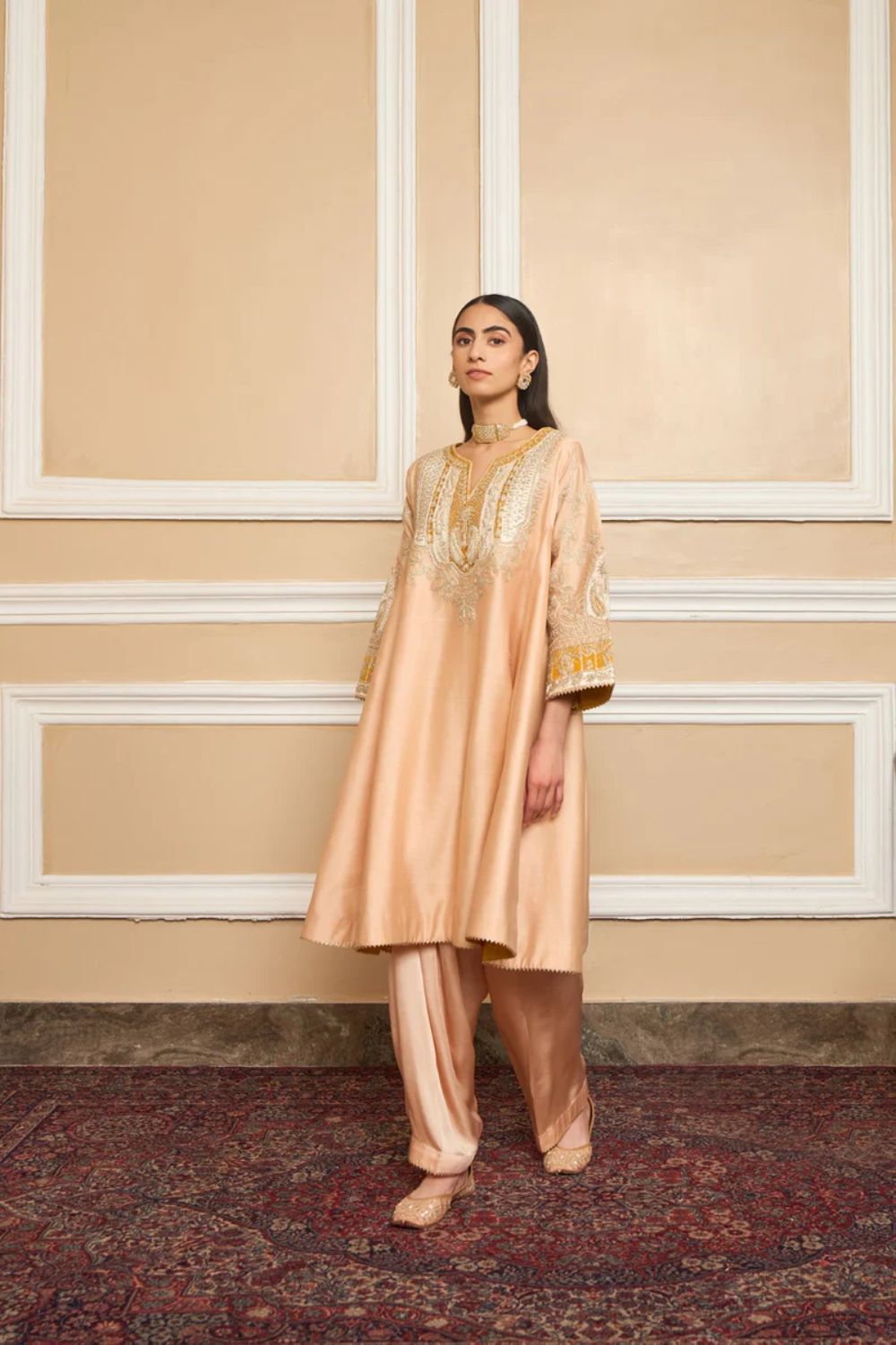 Mohsina Chauga with Salwar-Rosepink