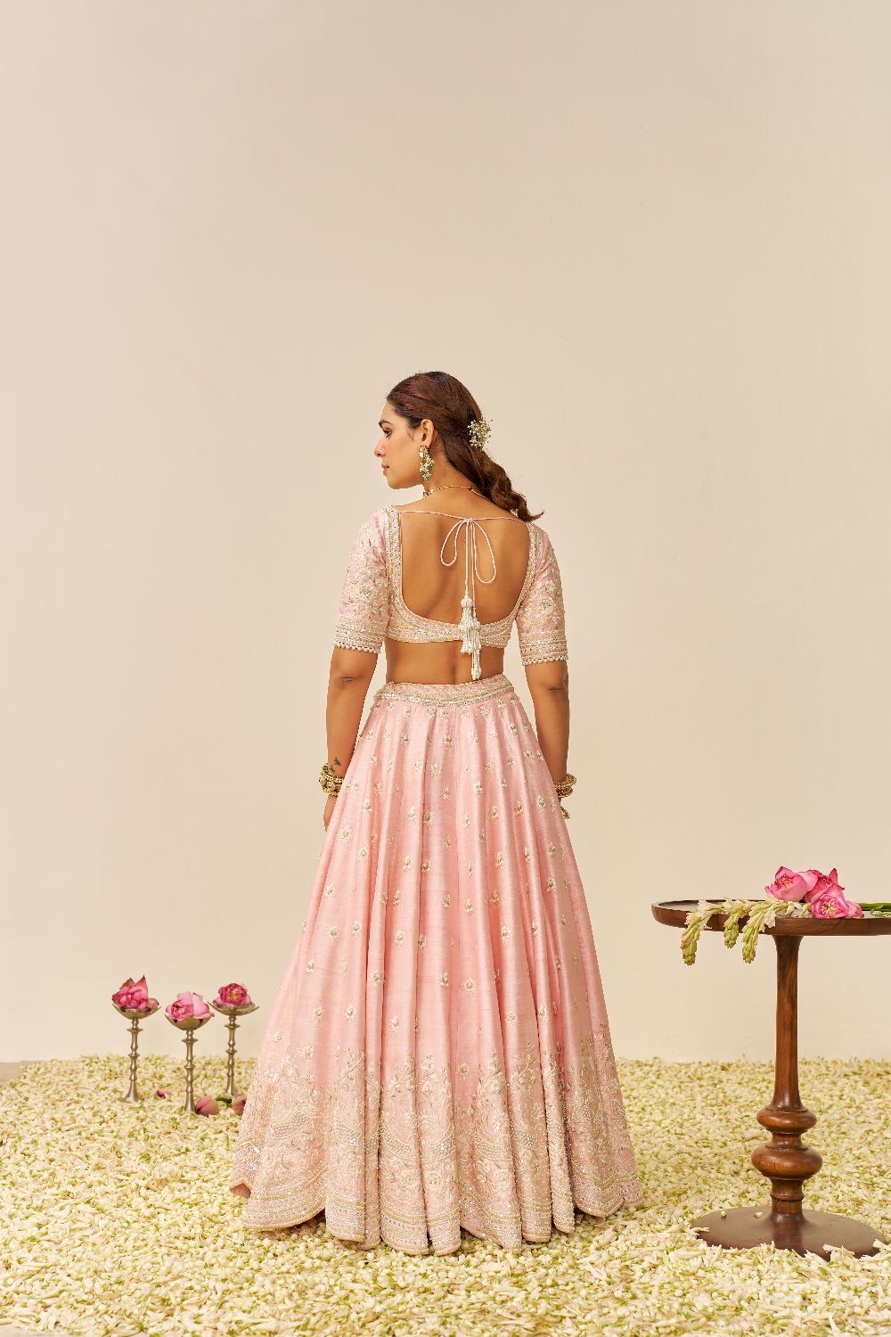 Fida - Lehenga With Blouse And Dupatta-Blush Pink