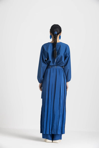 SQUARE TOP CO ORD - ELECTRIC BLUE