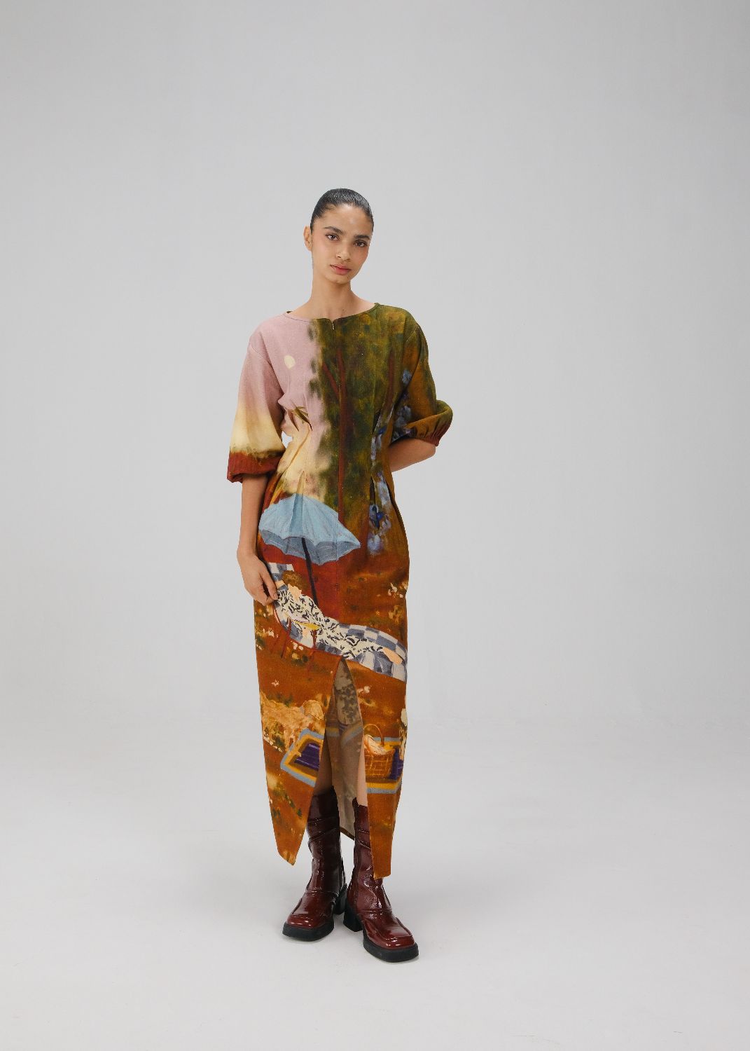 SHAFT DRESS-Lakeside