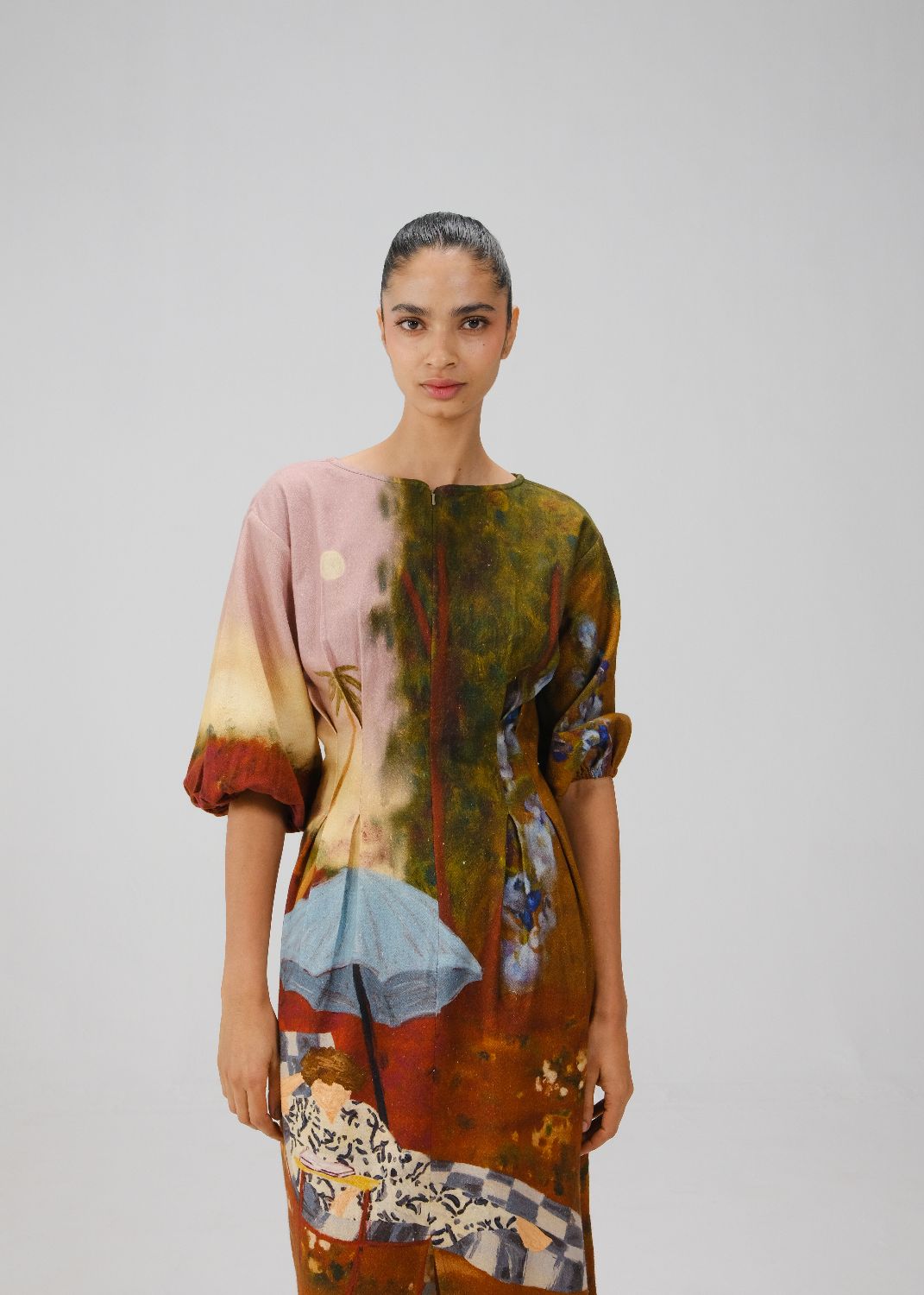 SHAFT DRESS-Lakeside