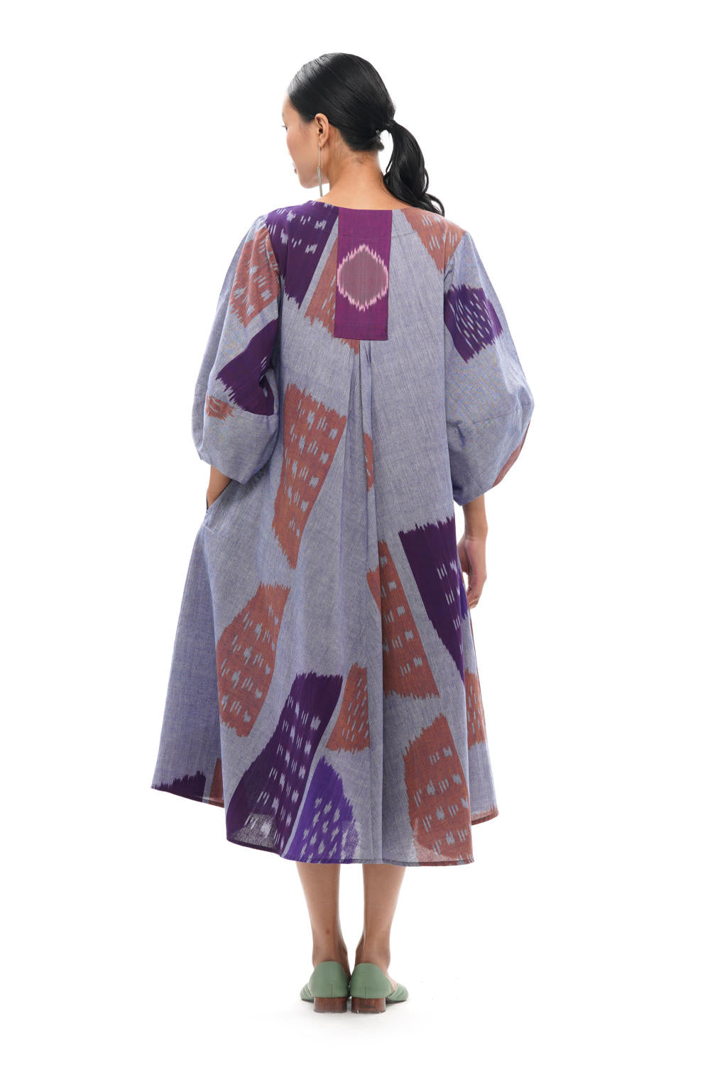 SHOBU LANTERN BIAS DRESS