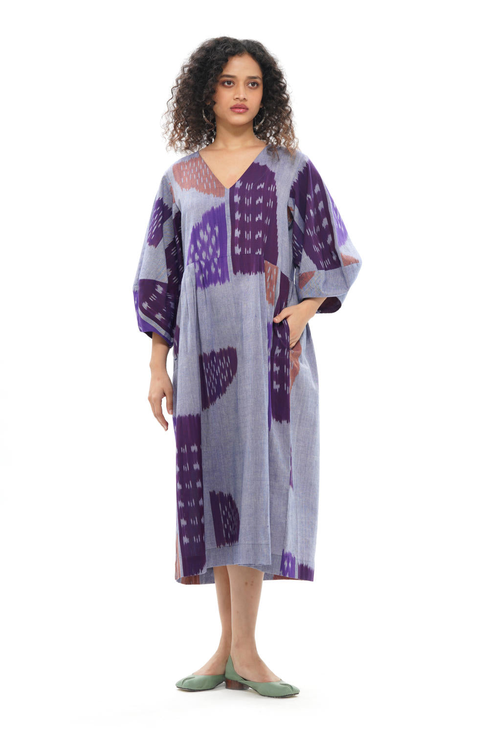SHOBU LANTERN SLEEVE MAXI