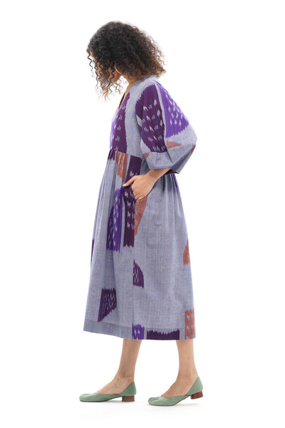 SHOBU LANTERN SLEEVE MAXI