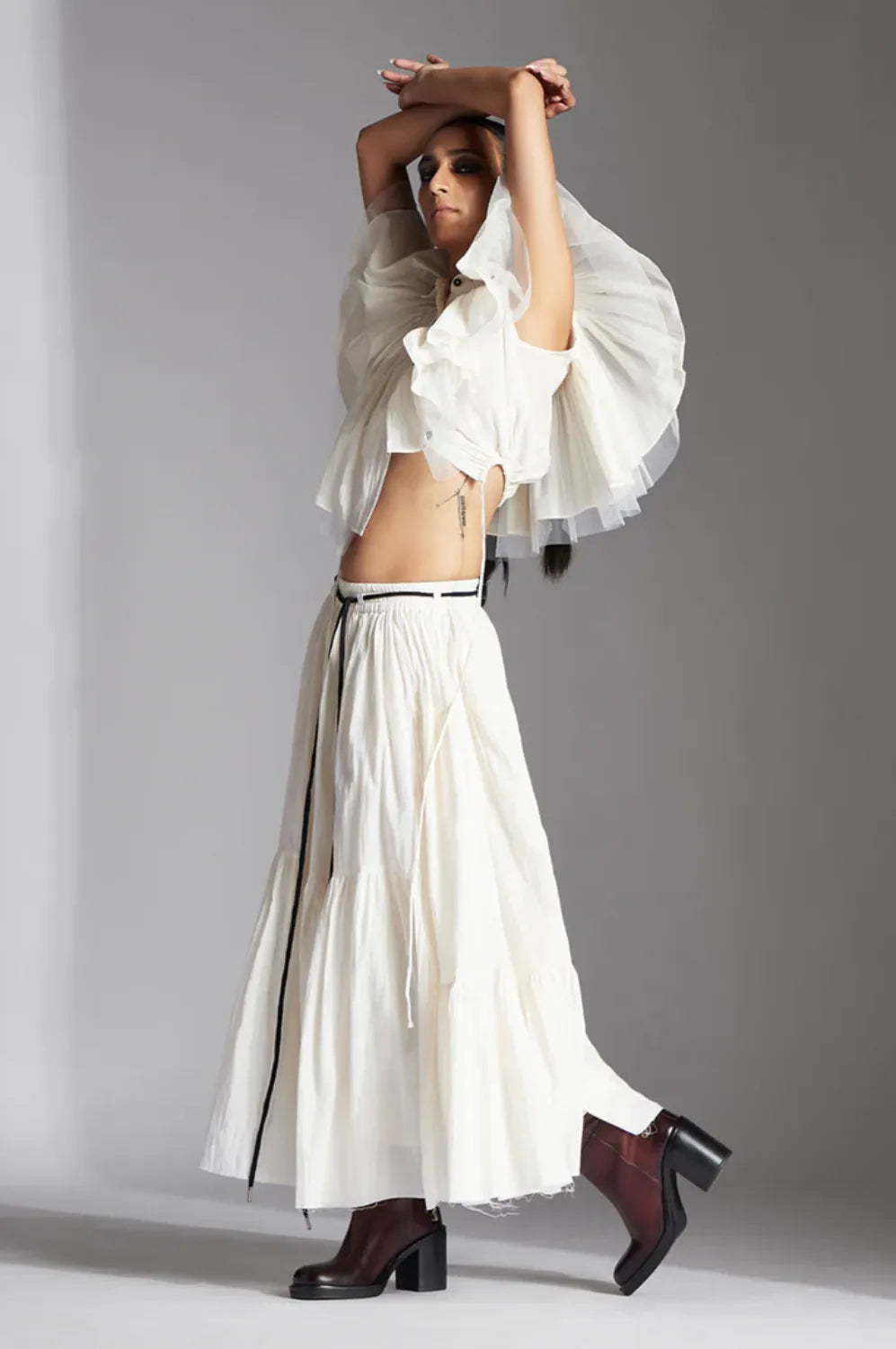 Lira Skirt-White