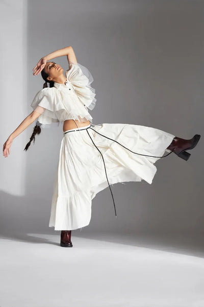 Lira Skirt-White