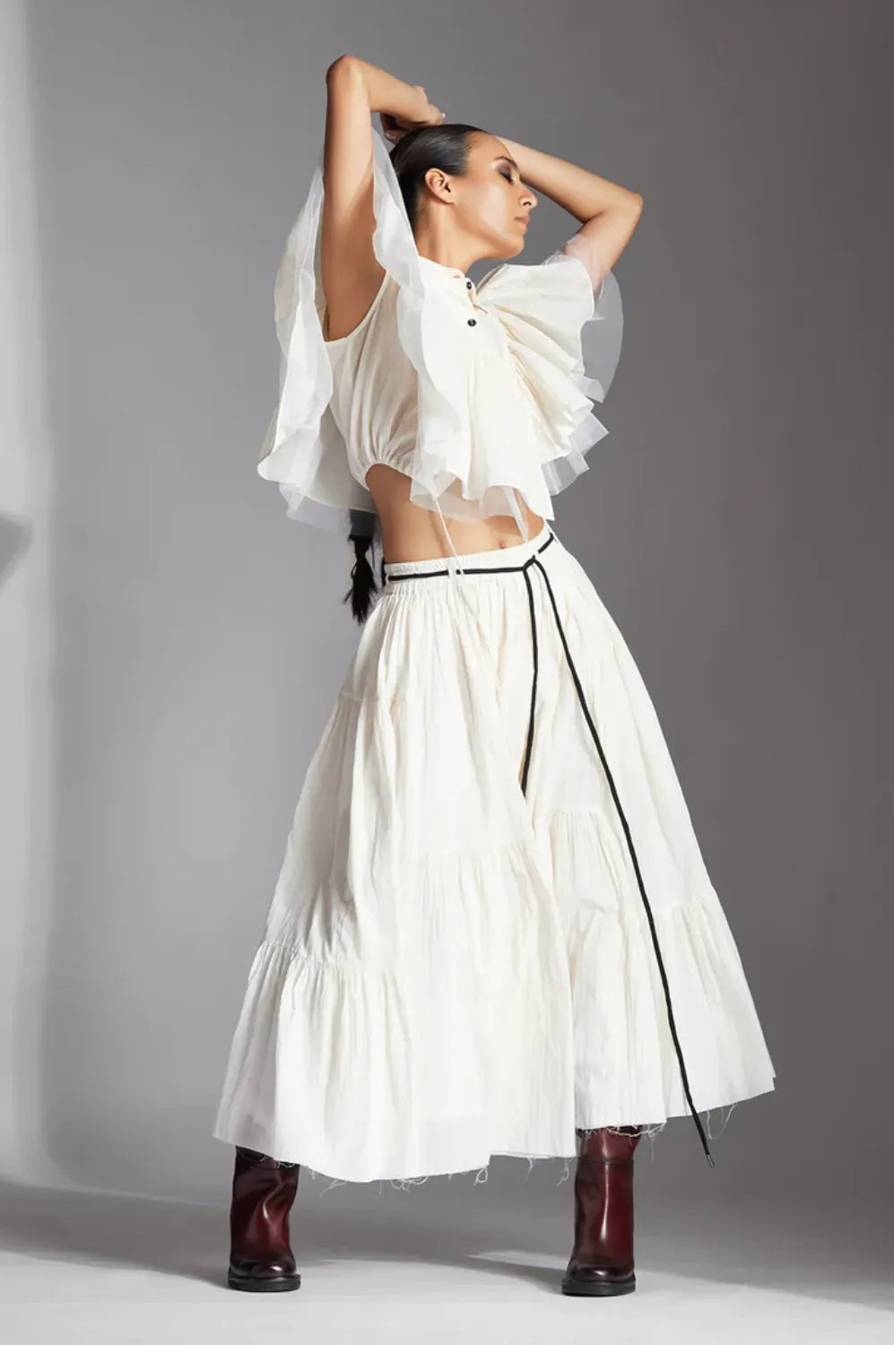 Lira Skirt-White