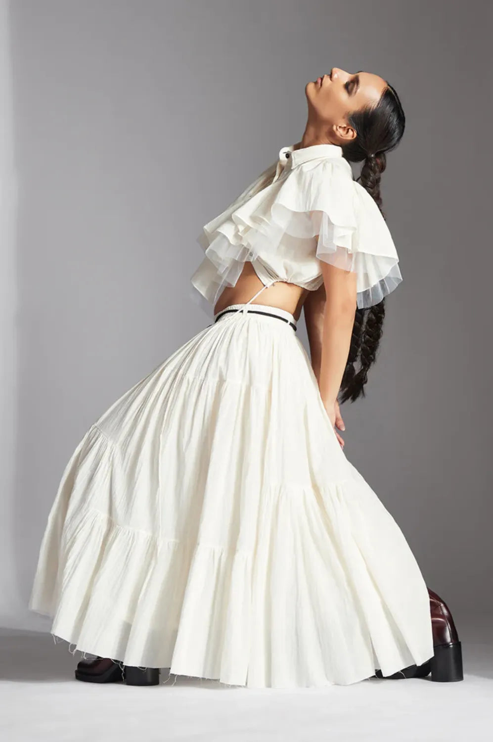 Lira Skirt-White