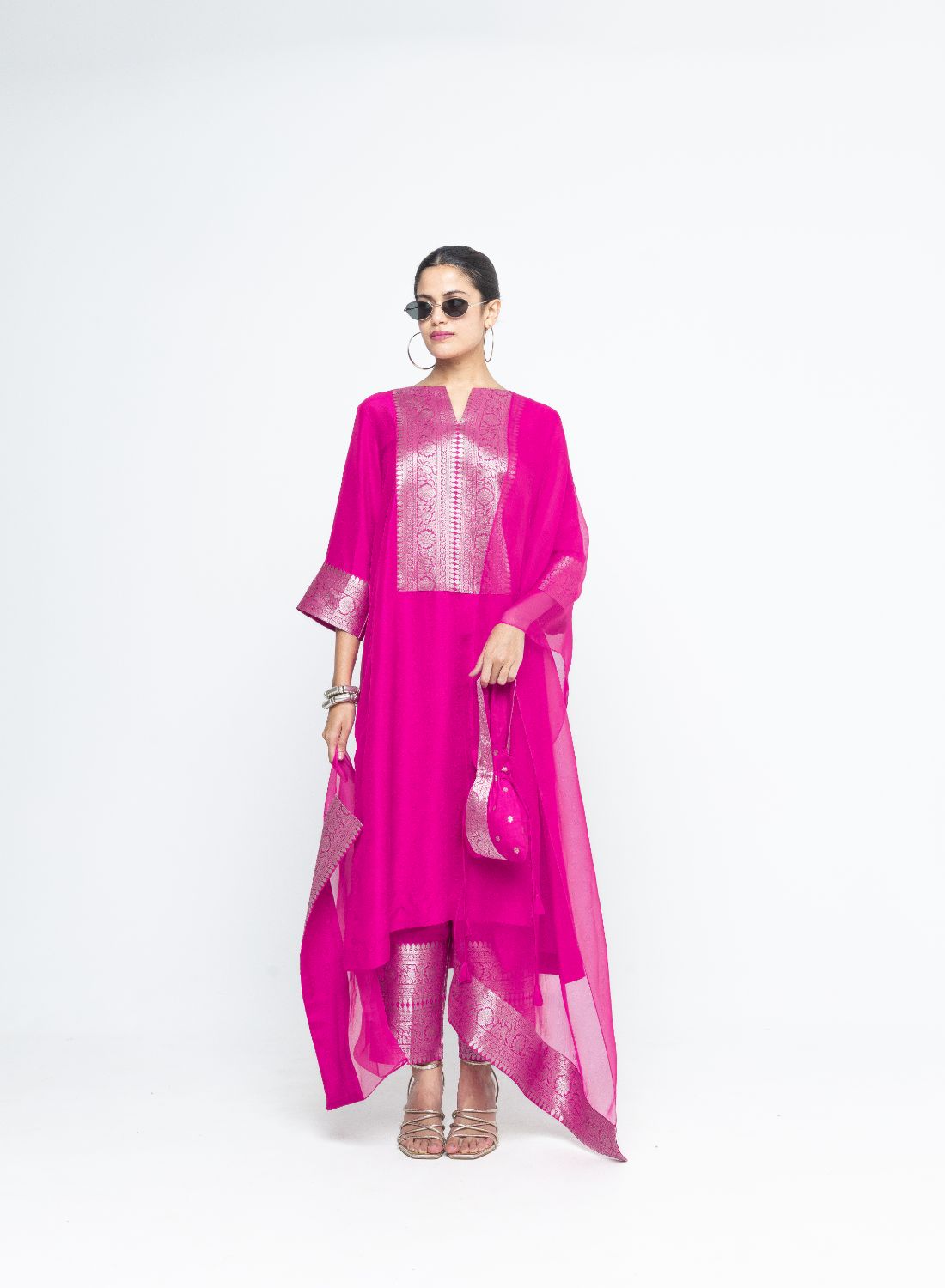 Seher - Tunic set - Pink