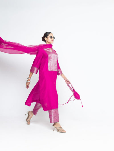 Seher - Tunic set - Pink