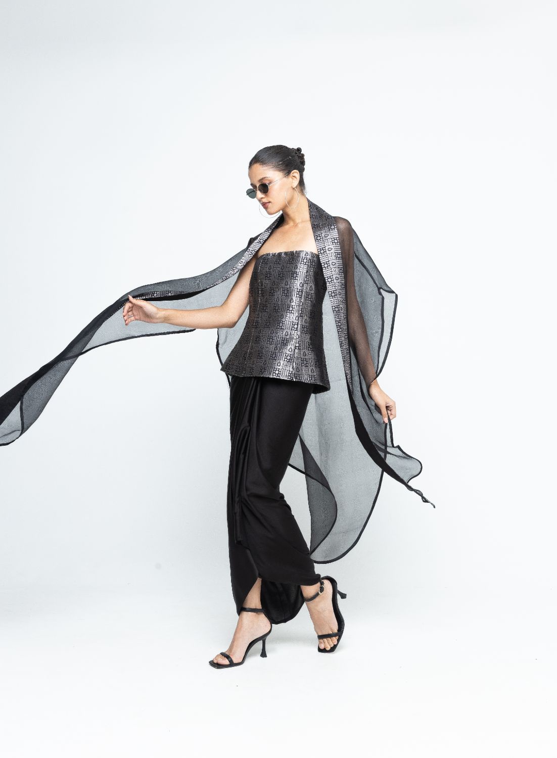 Dela Cape set - Black