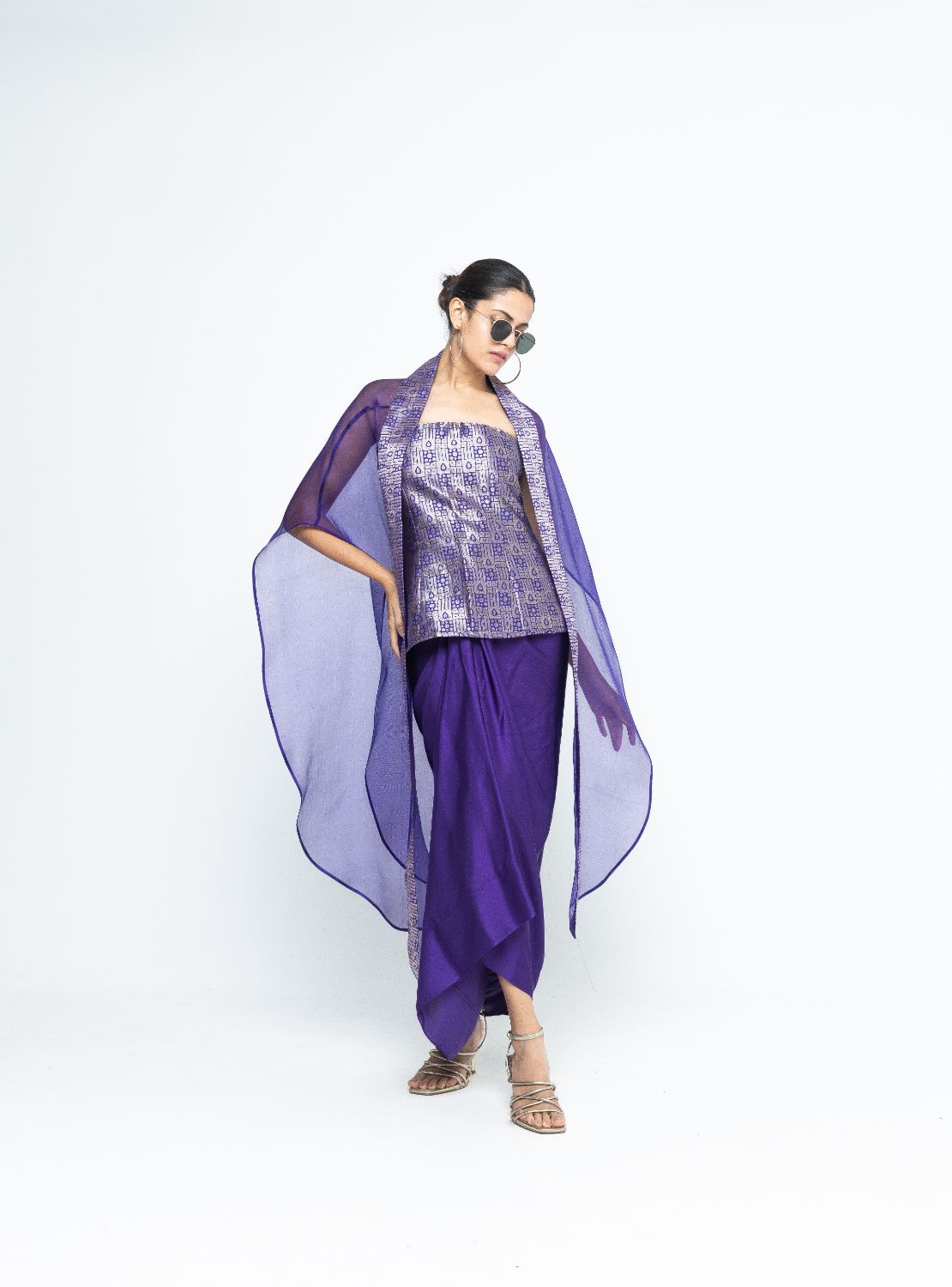 Dela Cape set - Purple