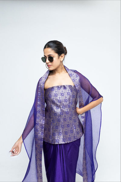 Dela Cape set - Purple