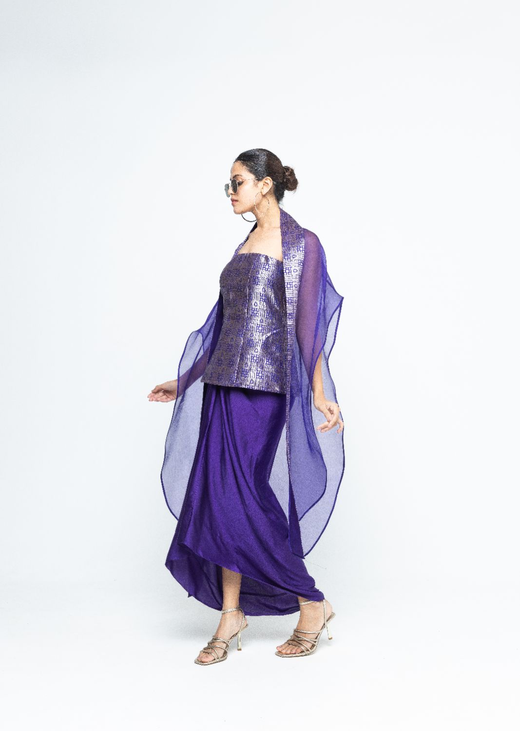 Dela Cape set - Purple