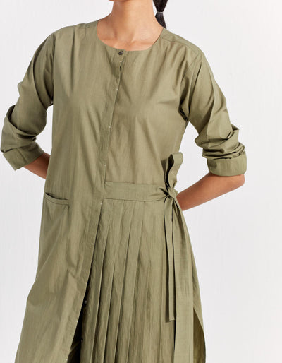 FRONT PLEAT JACKET CO-ORD ( SET OF 2 )