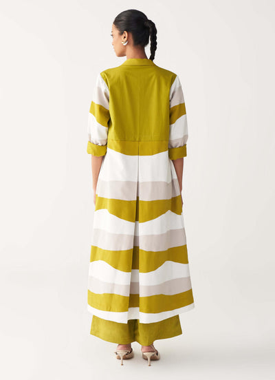 APPLIQUE JACKET-LIME