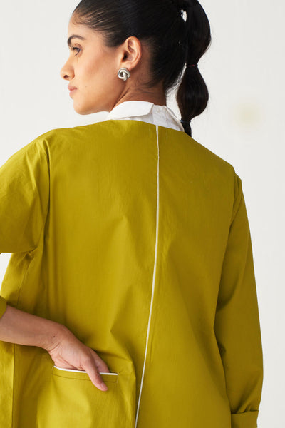 INFINITY EMB. JACKET -LIME