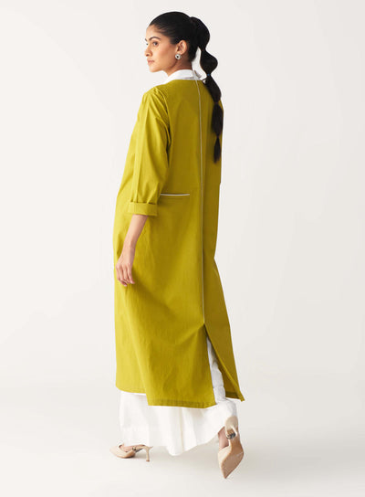 INFINITY EMB. JACKET -LIME