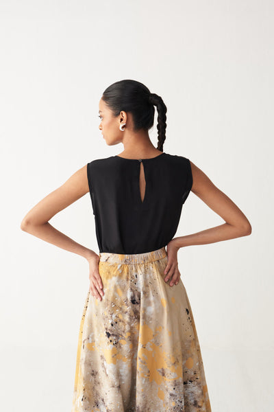 CIRCULAR PAINTER SKIRT CO-ORD-MULTICOLOR