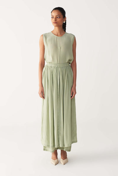 SKIRT PANT-MINT