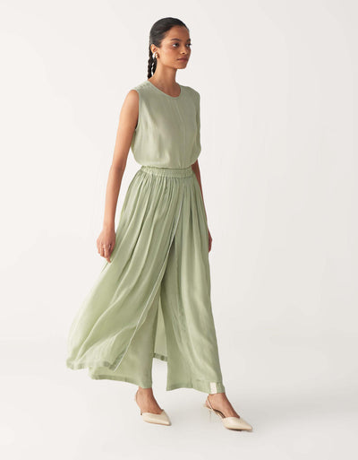 SKIRT PANT-MINT