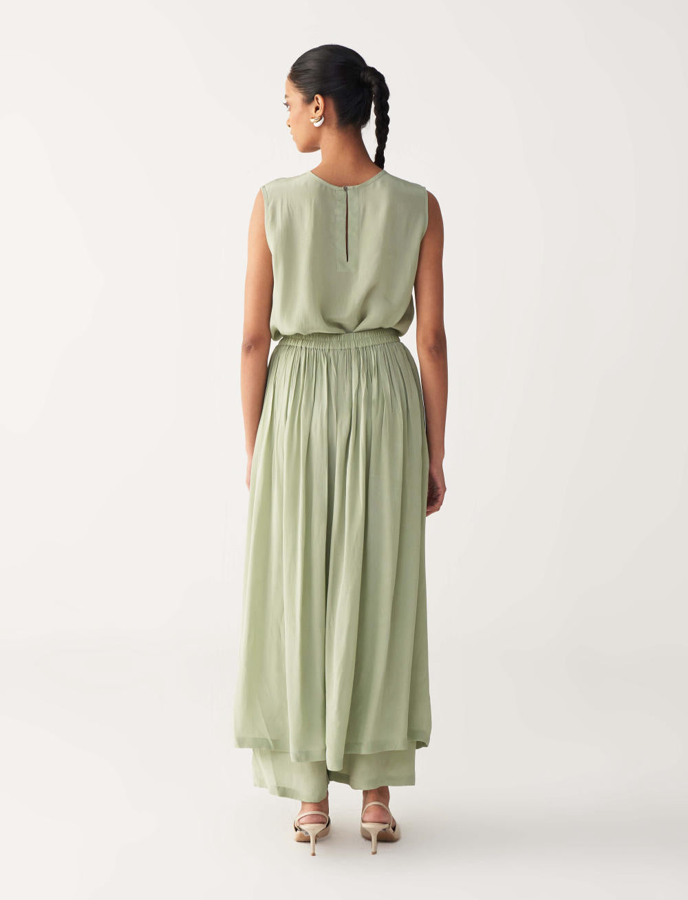 SKIRT PANT-MINT