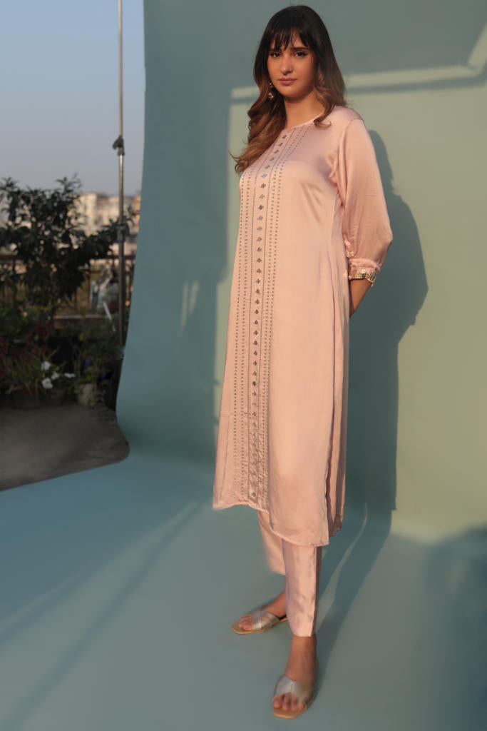 Saba  Pink Kurta Set with Pant-SKCCLST -2
