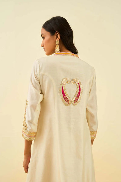 Sadirah Short Kurta with Salwar and Dupatta
