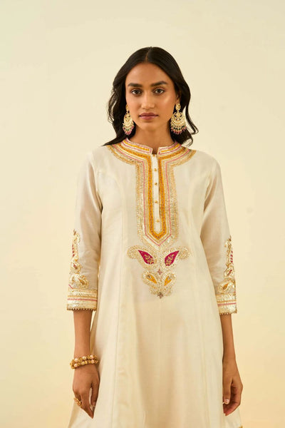 Sadirah Short Kurta with Salwar and Dupatta