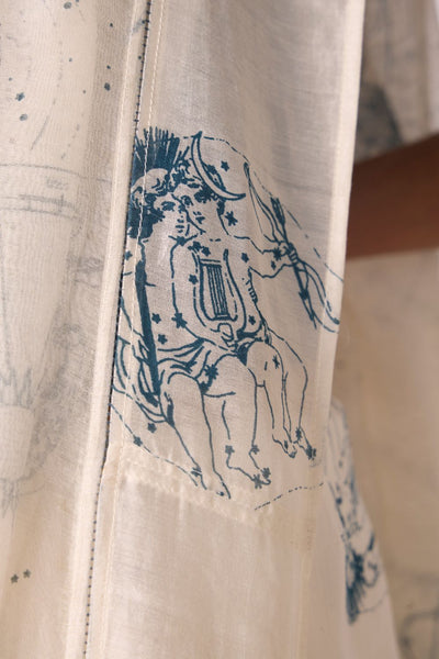 Saiph Zodiac Print Handwoven Saree