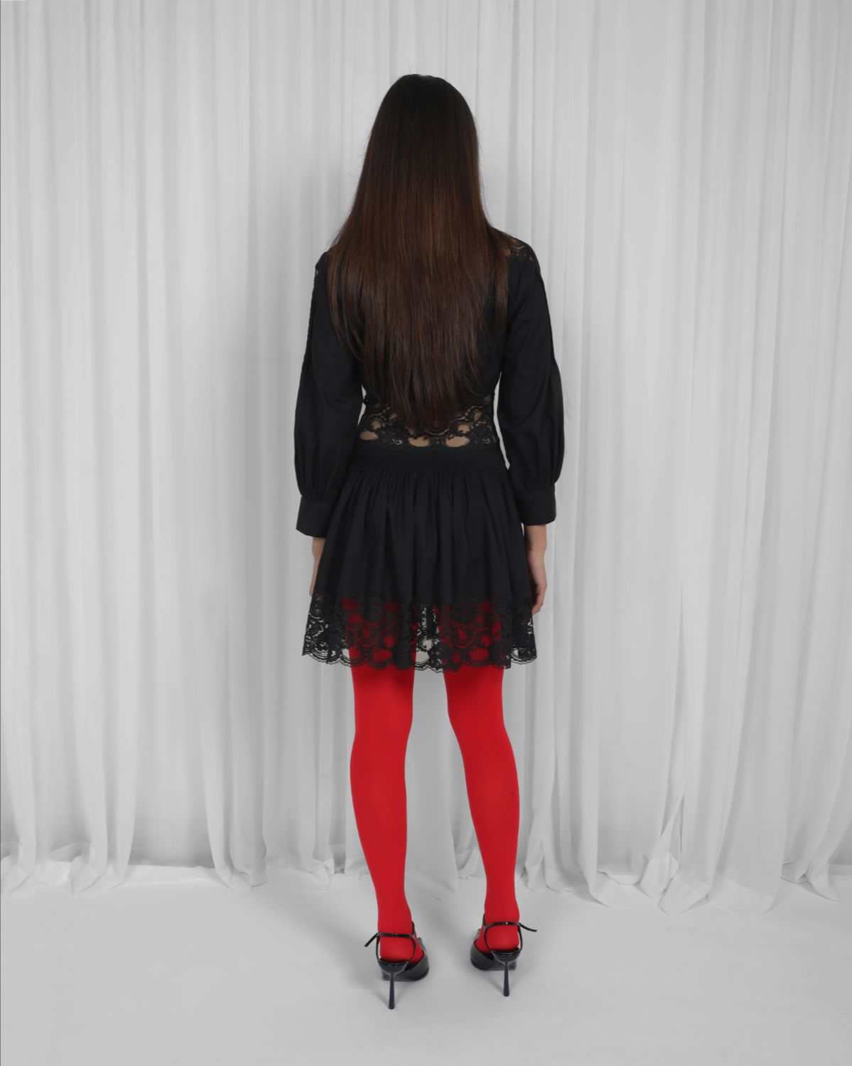 Salem Mini Dress-Black