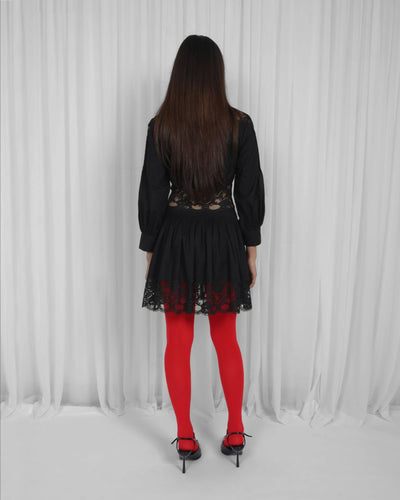Salem Mini Dress-Black