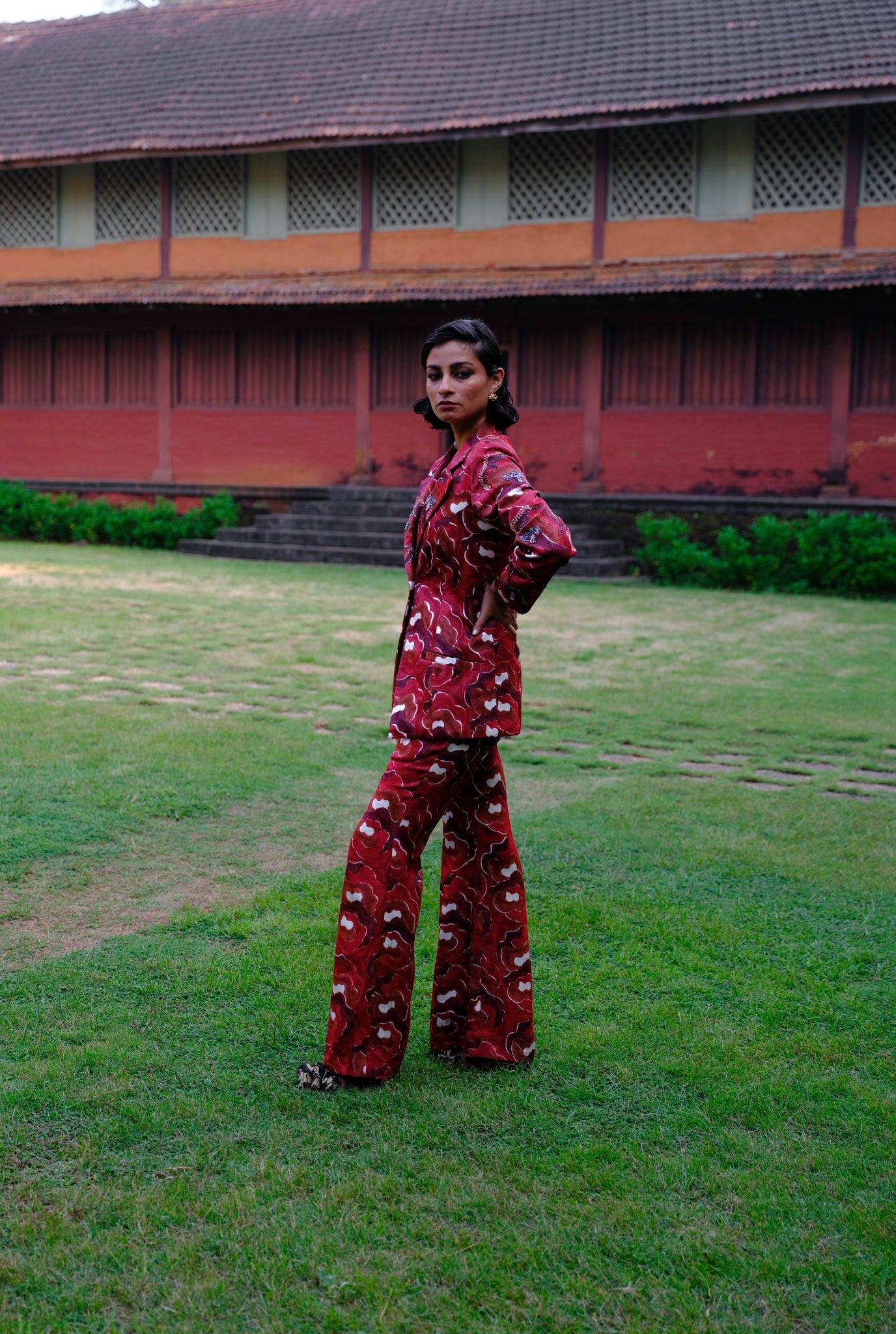 SALIMA SILK TROUSERS