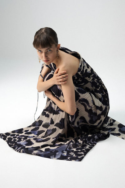 SAMBURU ONE SHOULDER DRESS