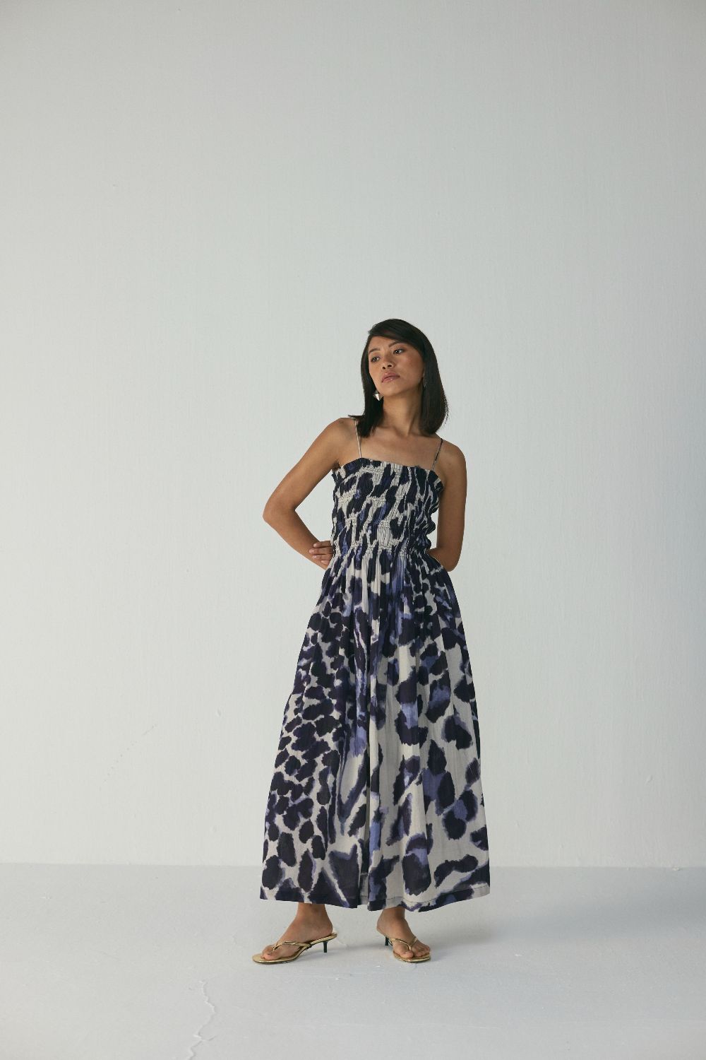 SAMBURU RUCHED DRESS