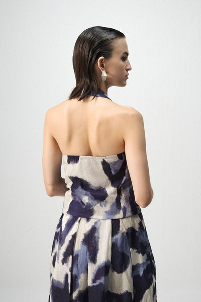 SAMBURU HALTERNECK WAITCOAT & SKIRT SET