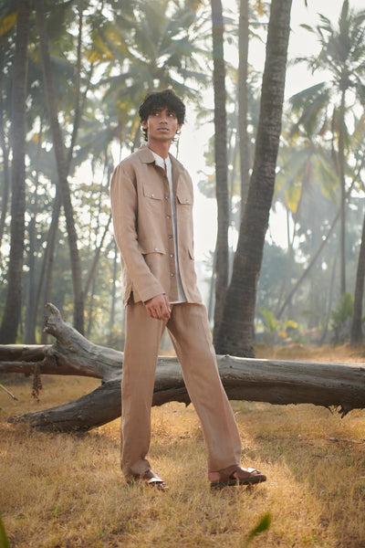 Mousse Linen Men's Overshirt
