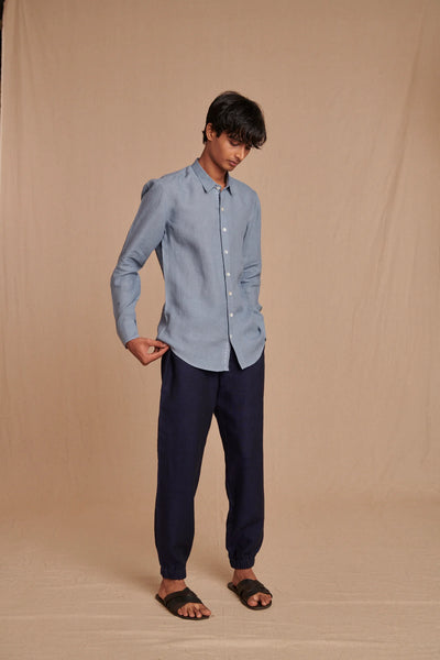Neel Linen Denim Men's Jogger Pants